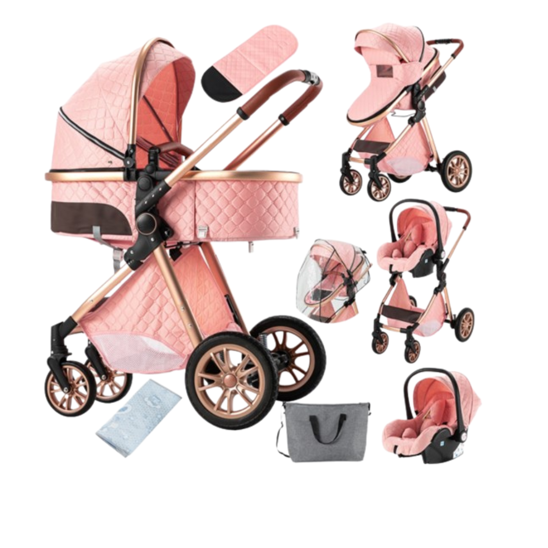 3 in 1 Baby Stroller with Infant Car Seat Base