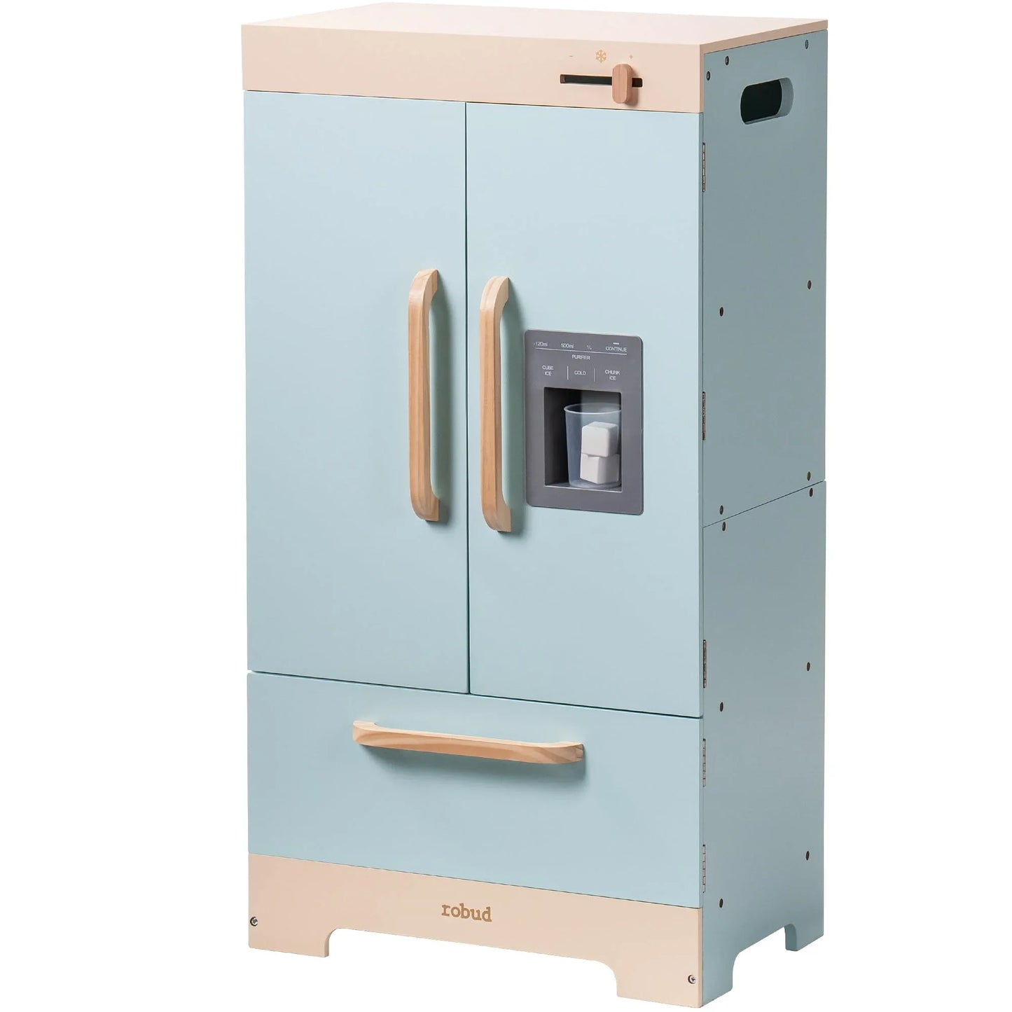 Wooden Play Fridge Freezer Set for Kids