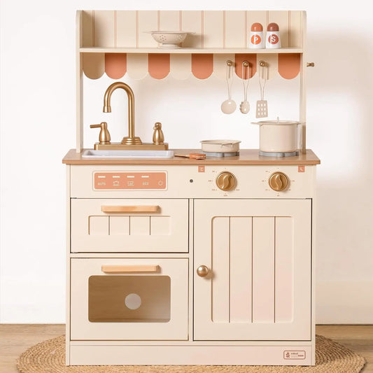 Stylish Wooden Play Kitchen