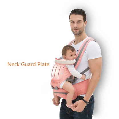 Breathable Ergonomic Baby Carrier – Front-Facing Kangaroo Hipseat