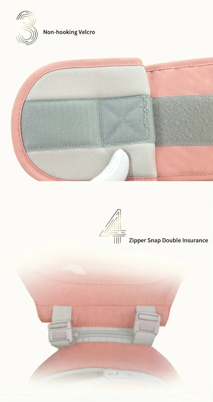 Breathable Ergonomic Baby Carrier – Front-Facing Kangaroo Hipseat