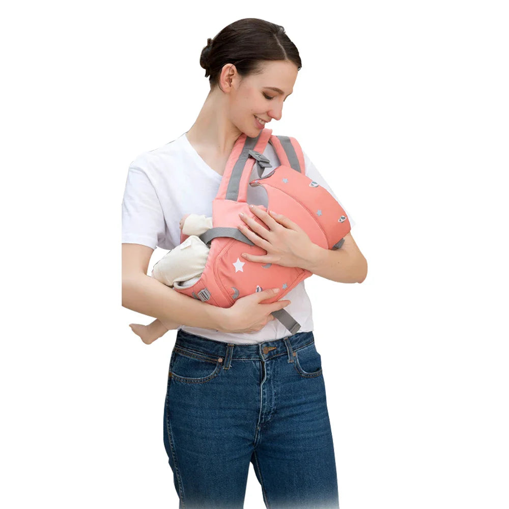 Breathable Ergonomic Baby Carrier – Front-Facing Kangaroo Hipseat