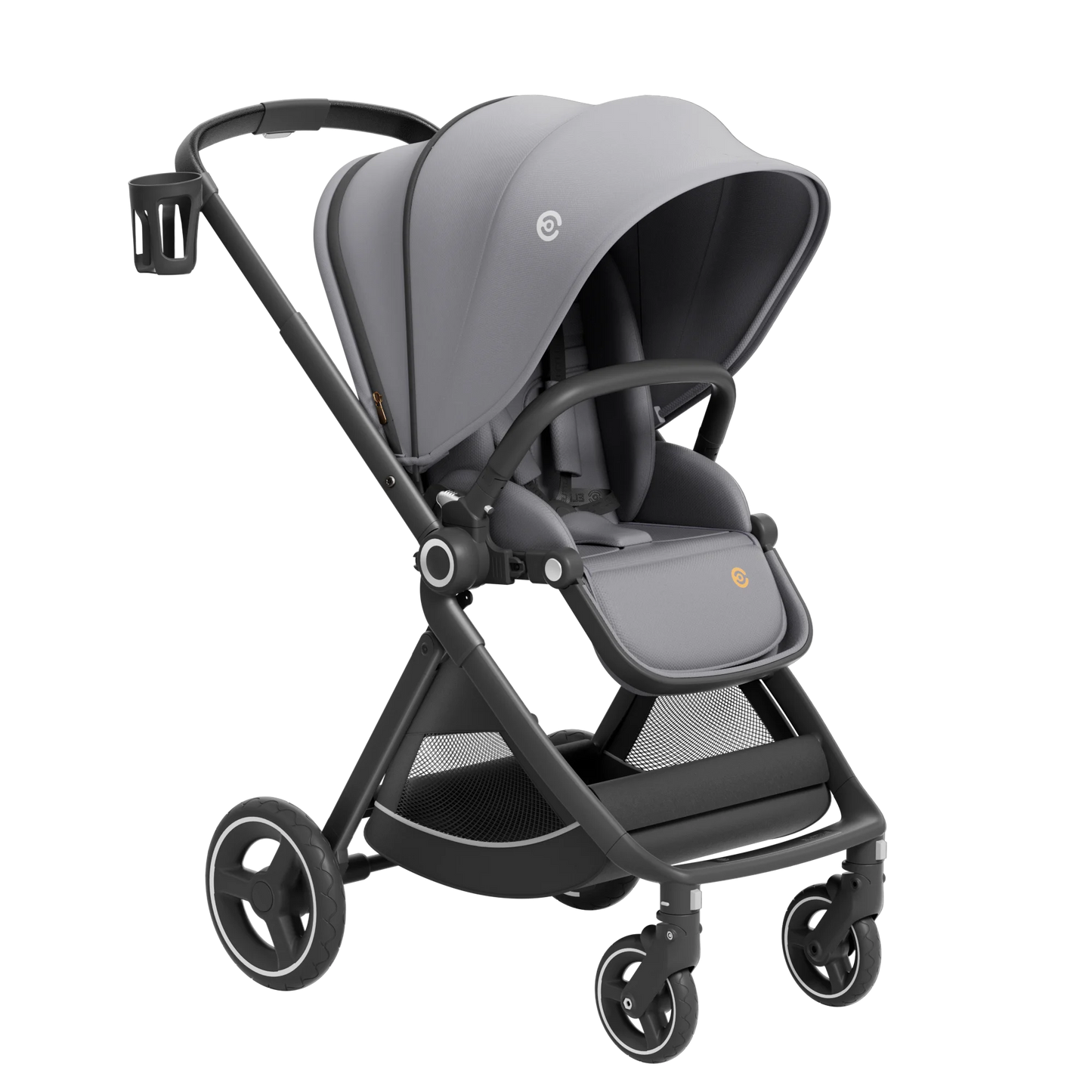 Luxury Reversible Baby Stroller - Compact Fold, Newborn Ready, All-Terrain