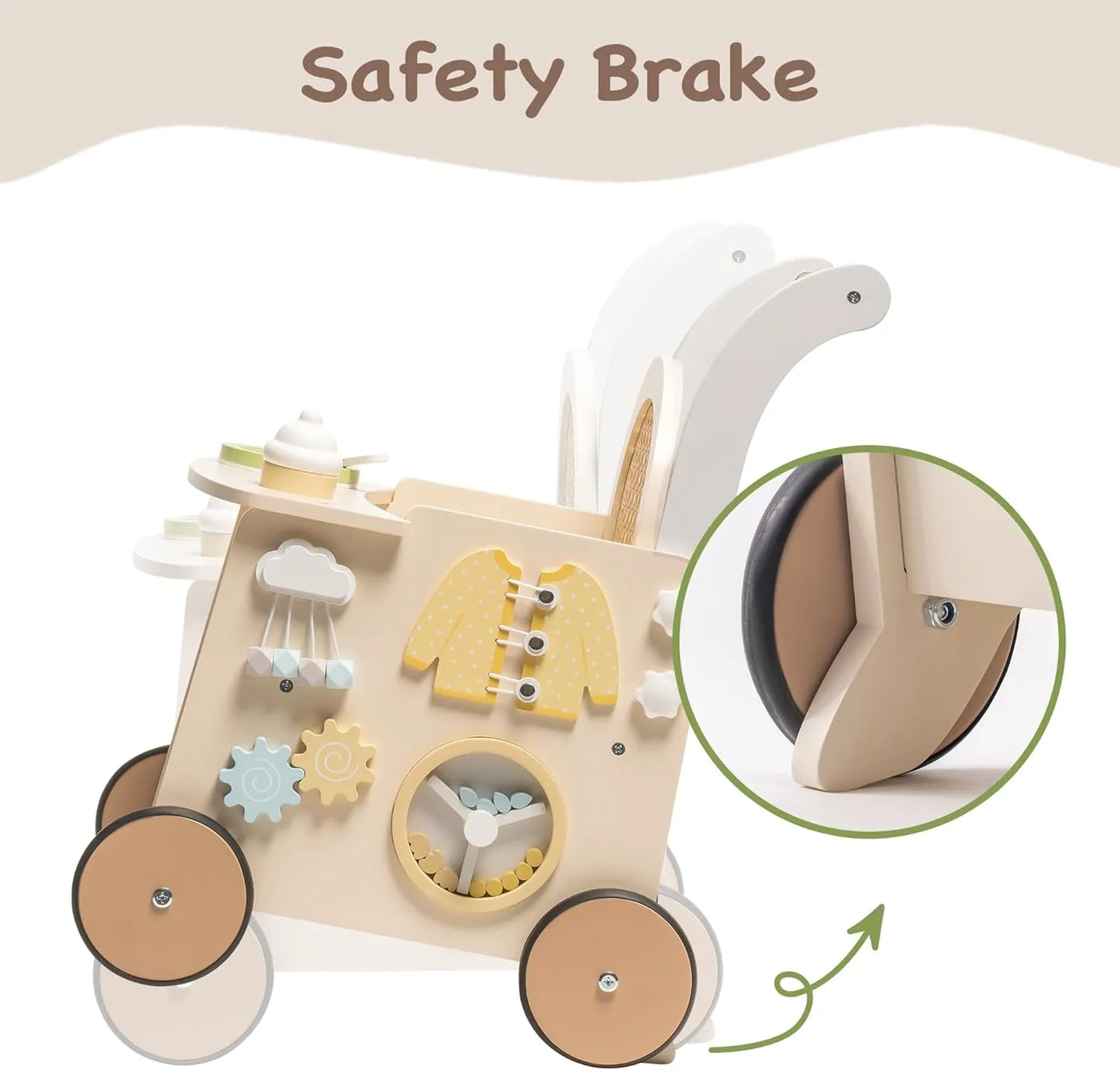 Wooden Baby Push Walker