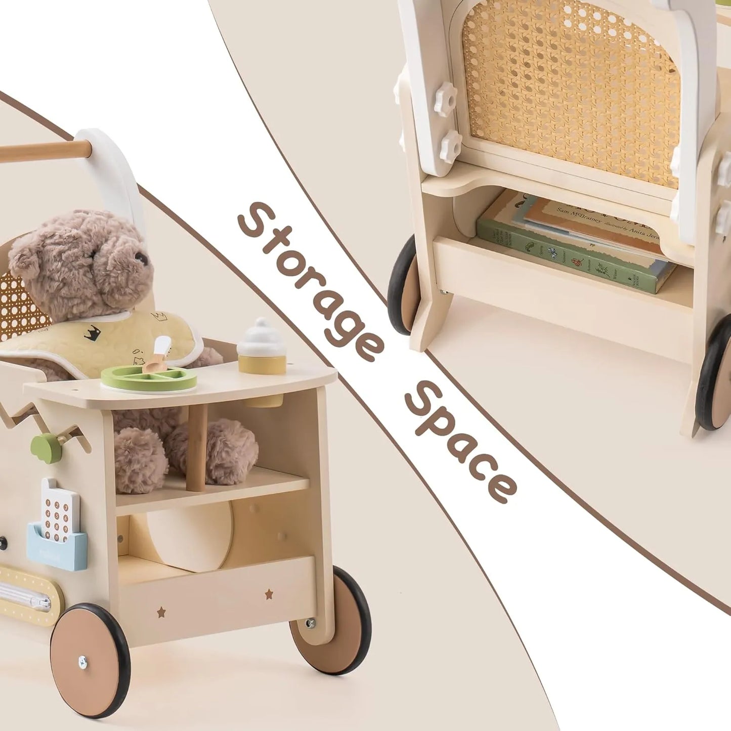 Wooden Baby Push Walker