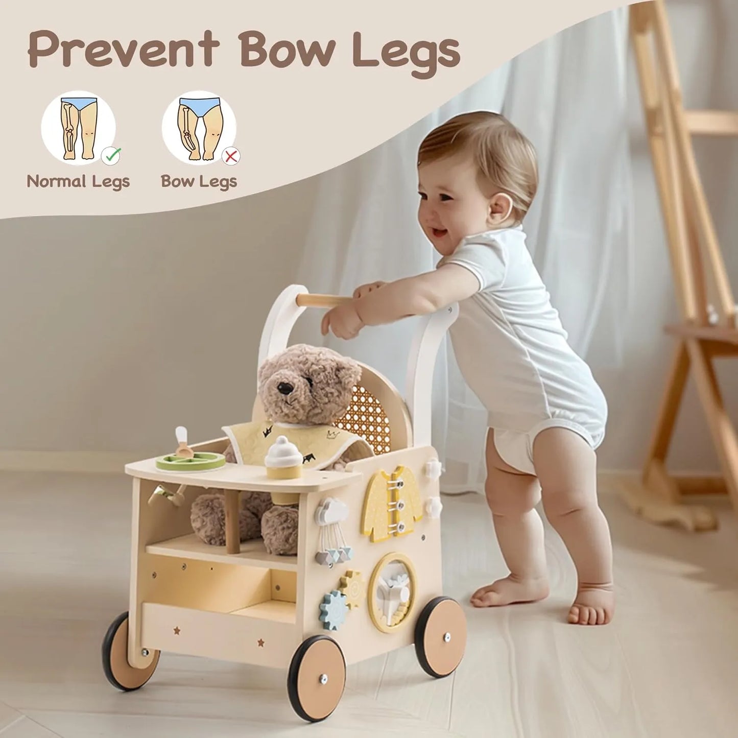Wooden Baby Push Walker