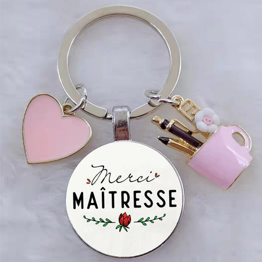 Porte-clés Merci Maîtresse