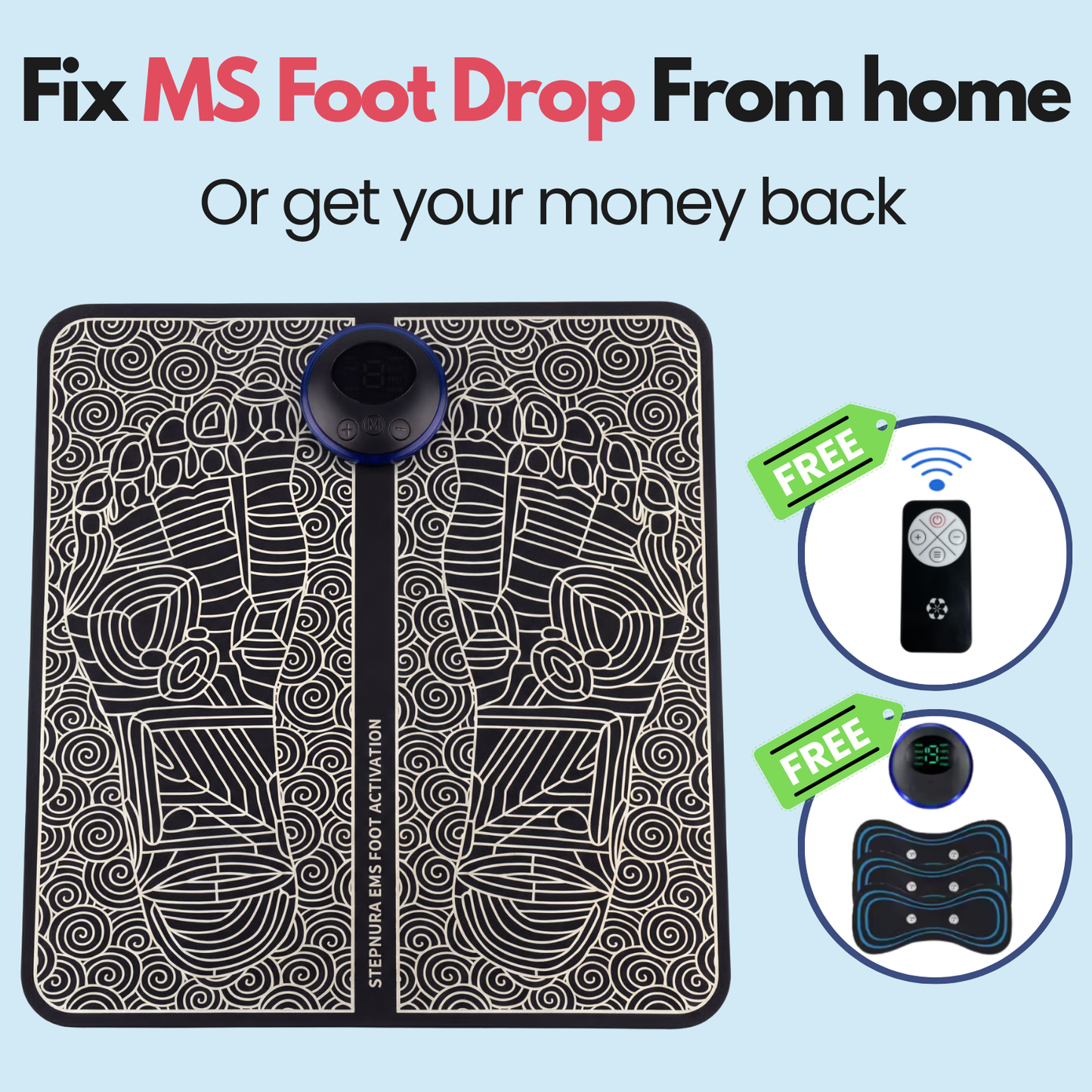 NeuroStep EMS Foot Stimulator – Foot Drop & Circulation Support