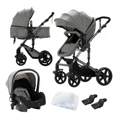 Multifunctional Baby Stroller 3-in-1 | Car Seat & Carrycot Combo